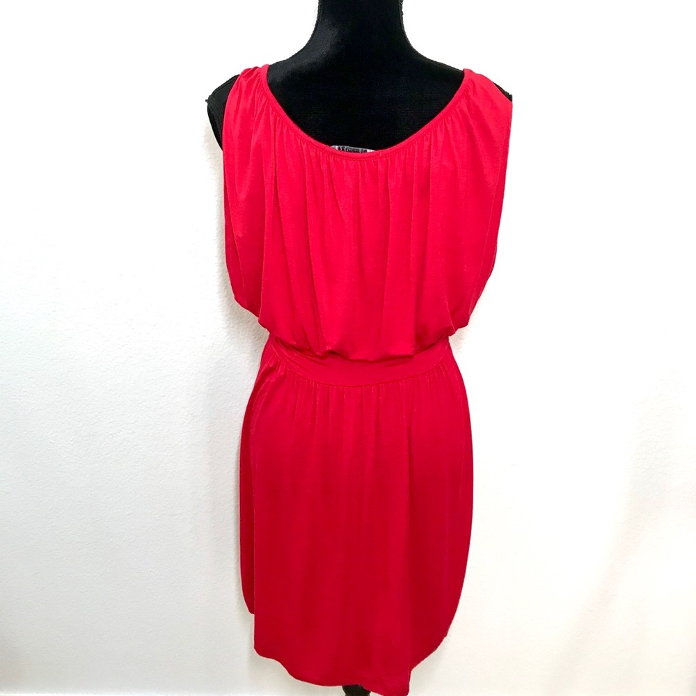RED COCKTAIL DRESS - Picture 5 of 8